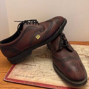 J.B. Goodhue Brogue Wingtip Work Shoes (Size 12 2E, Like New)